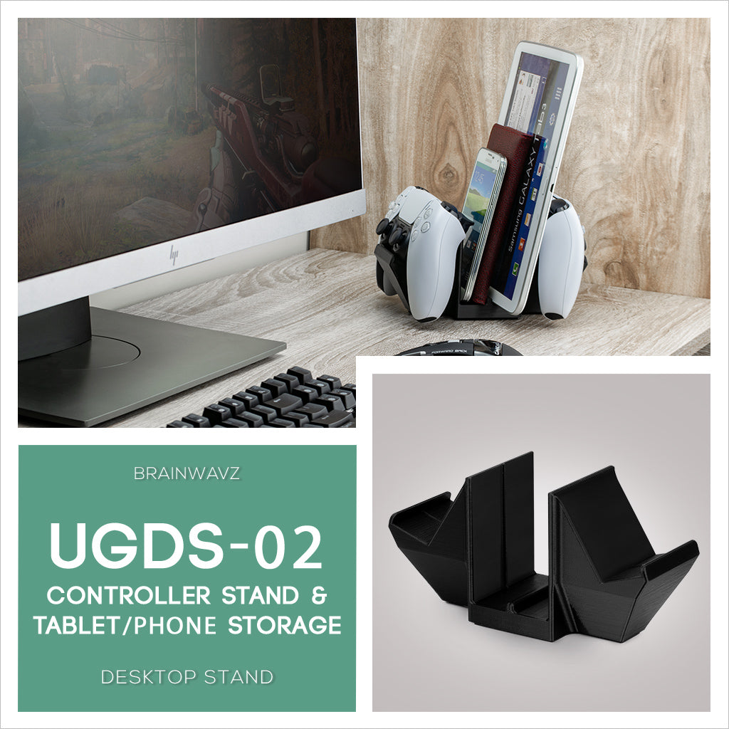 UGDS-02 - Game controller and tablet desktop stand