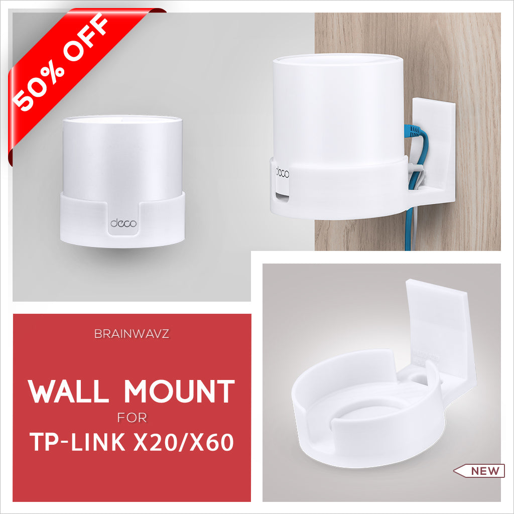 TPLink mount for Deco X20 and X60 mesh routers