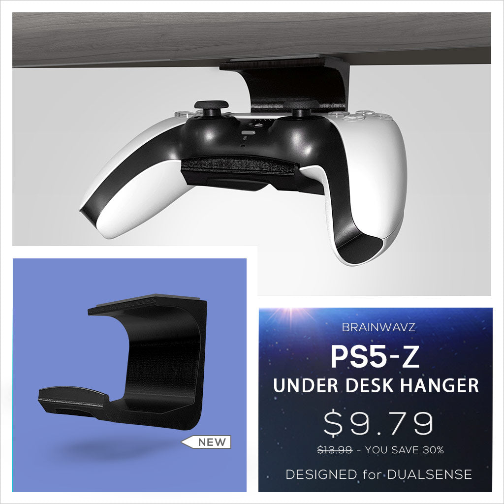 PS5 dualsense under desk hanger