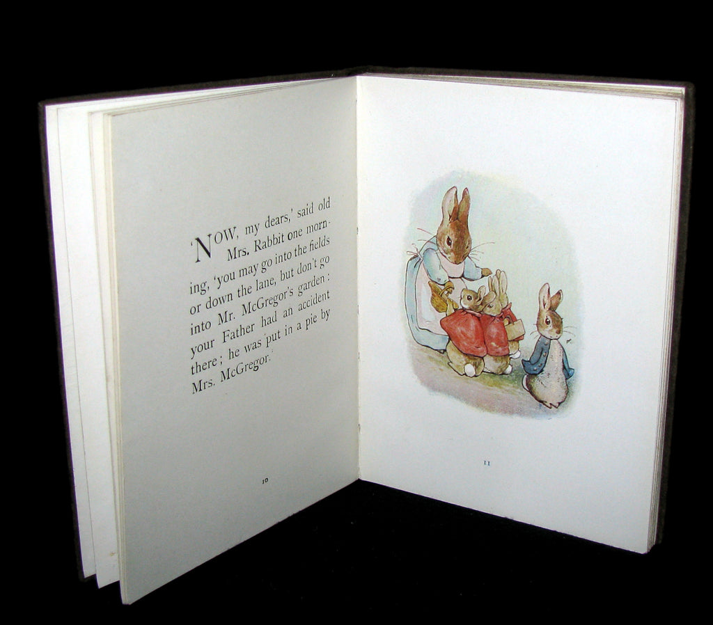 1910 Rare UK early Edition - Beatrix Potter - THE TALE OF PETER RABBIT ...