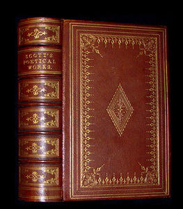 1880's Rare Book ~ The Poetical Works of Sir Walter Scott Illustrated ...