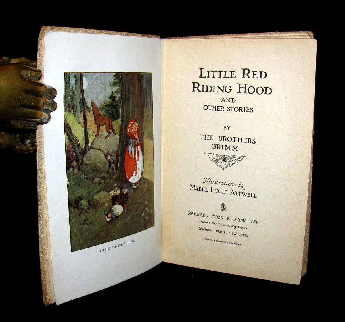 1915 Rare 1stED Book - Little Red Riding Hood illustrated by Mabel Luc ...