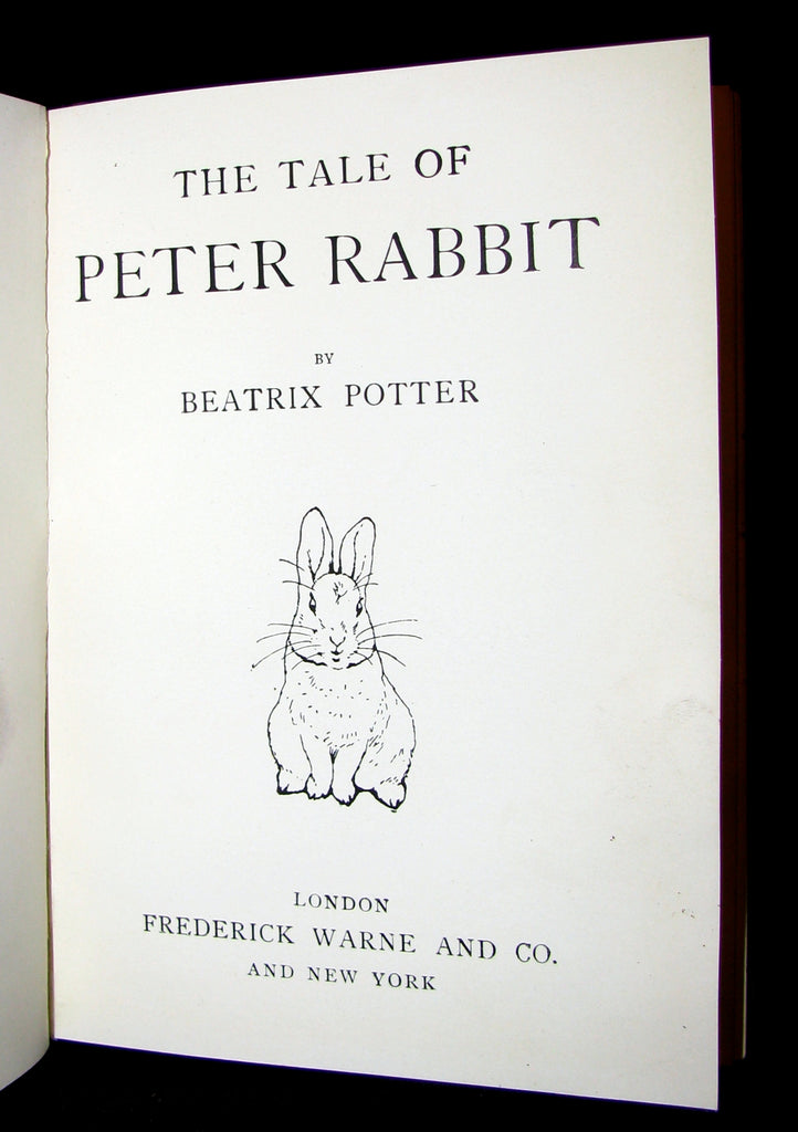 the tale of peter rabbit first edition