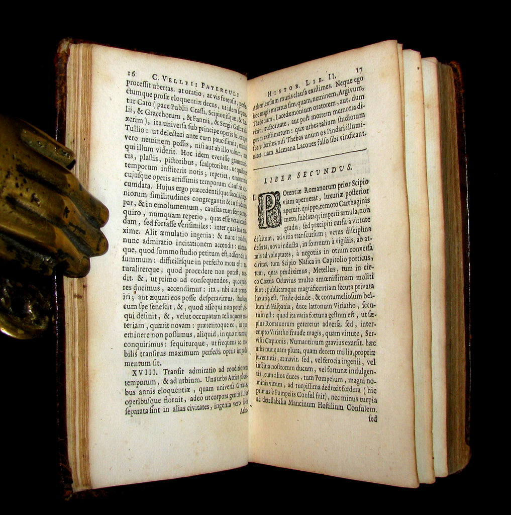 1664 Rare Latin Book - ROMAN HISTORY - Historiae Romanae by Marcus Vel ...