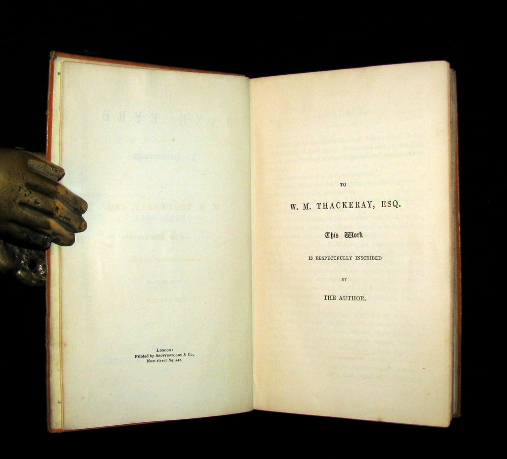 1857 Rare Early Edition - JANE EYRE. An Autobiography by Currer Bell ...