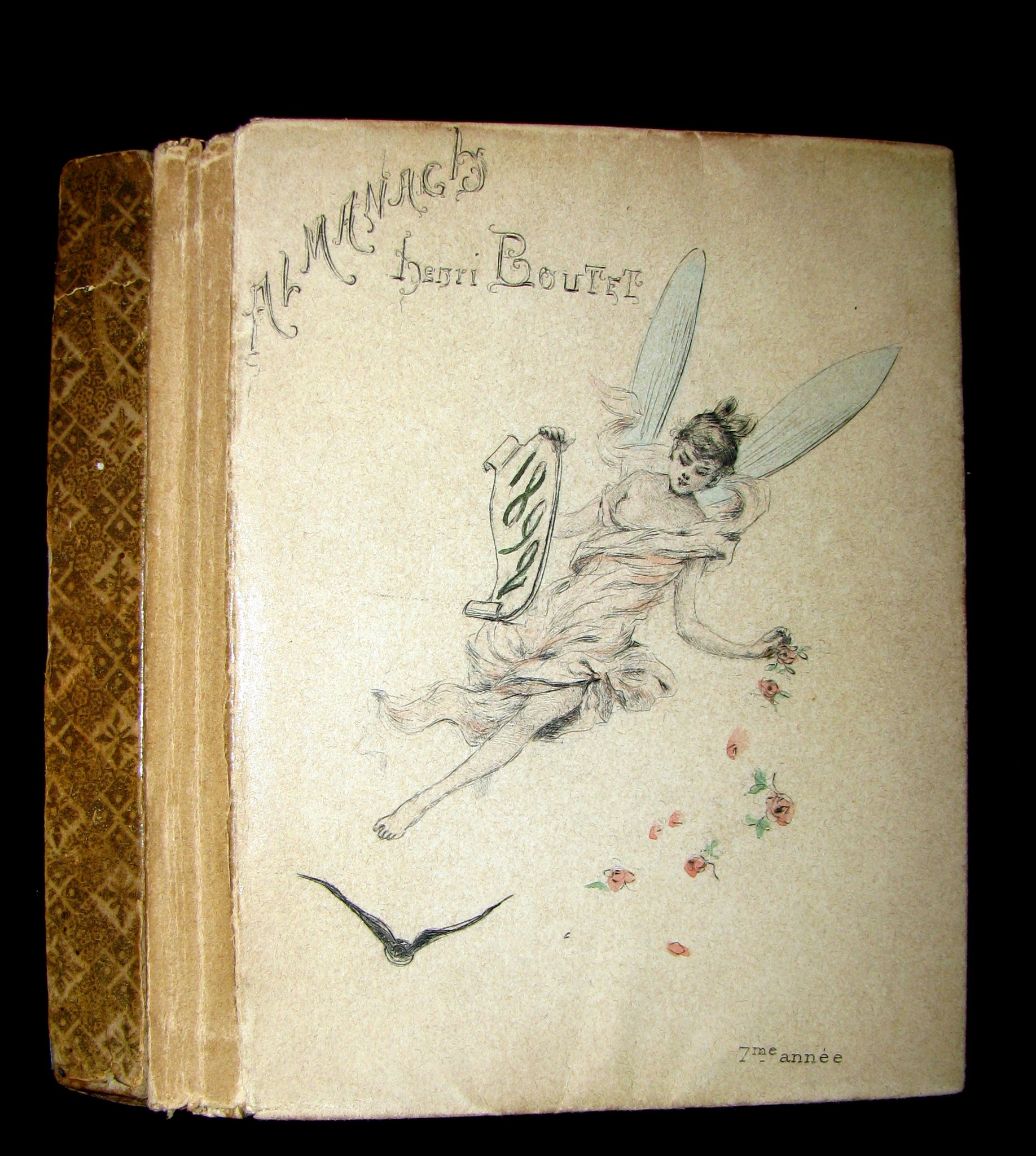 1891 Scarce French Book ~ POCKET ALMANACK - ALMANACH Henri Boutet for ...