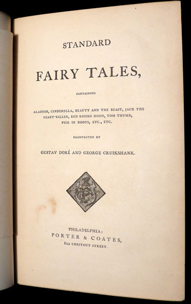 1880 Scarce Victorian Book - Standard FAIRY TALES illustrated by Gusta ...