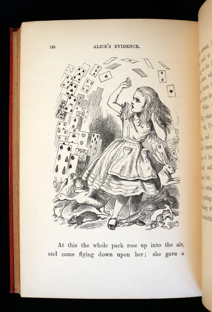 1891 Rare Victorian Book - Alice's Adventures in Wonderland by Lewis C ...