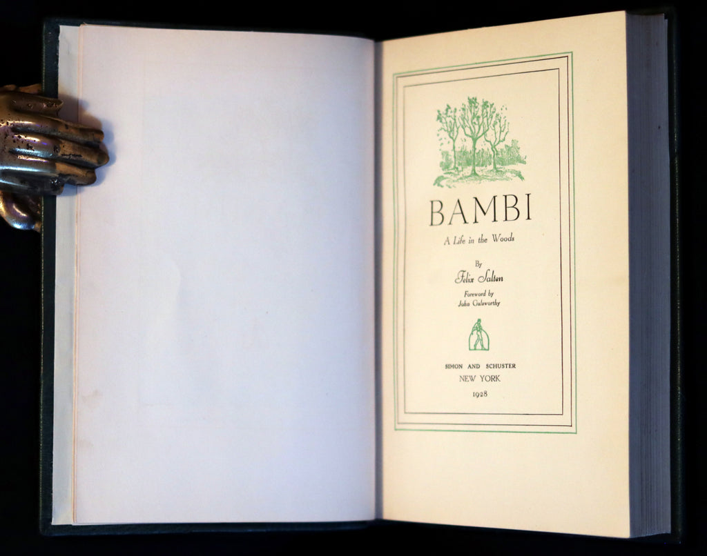 bambi a life in the woods book