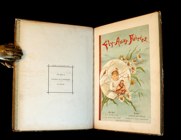 1882 Scarce Victorian FAIRY Book ~ LOUISE CLARKSON FLY-AWAY FAIRIES AN ...