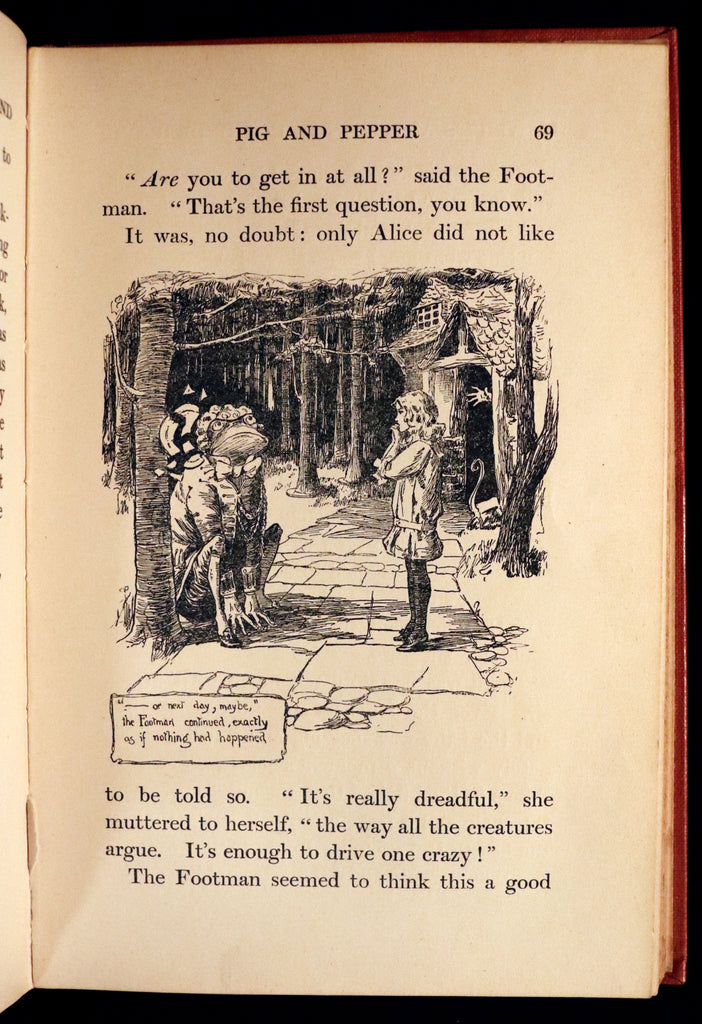 1907 Scarce Book - ALICE's Adventures in Wonderland illustrated by Tho ...