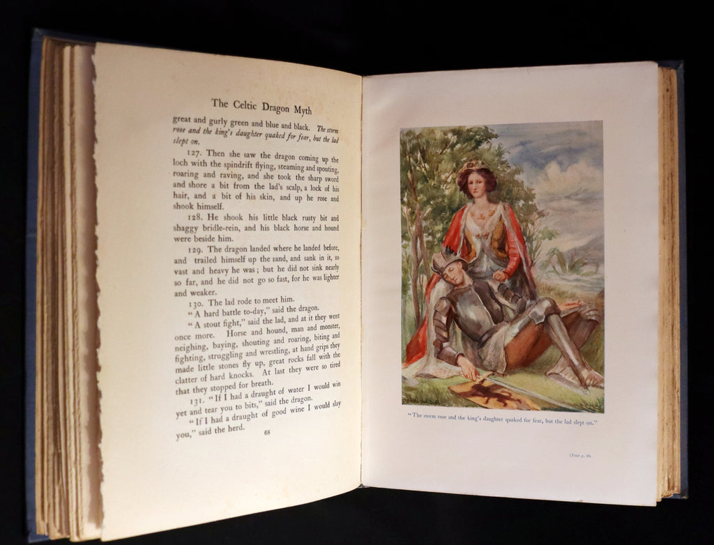 1911 Rare First Edition - The CELTIC DRAGON MYTH with the Geste of Far ...