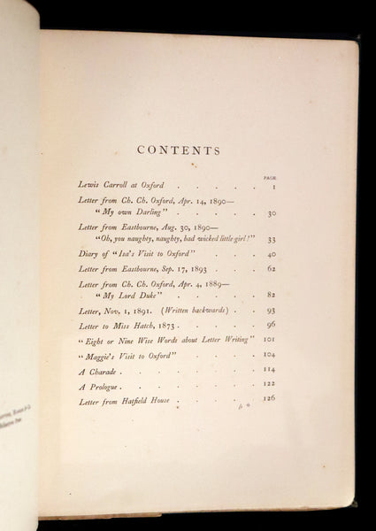 1899 First Edition - The Story Of Lewis Carroll. Told For Young People 