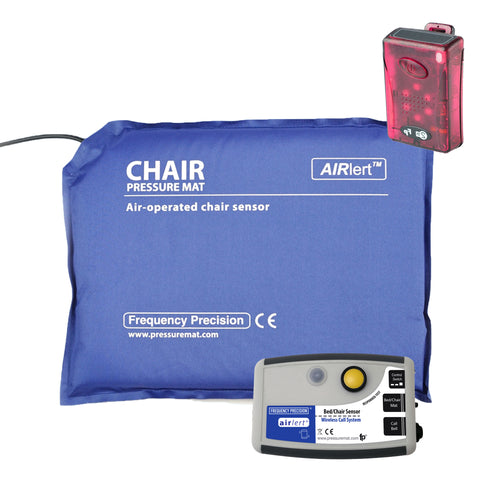 a chair pressure mat with a sensor and a bleeper