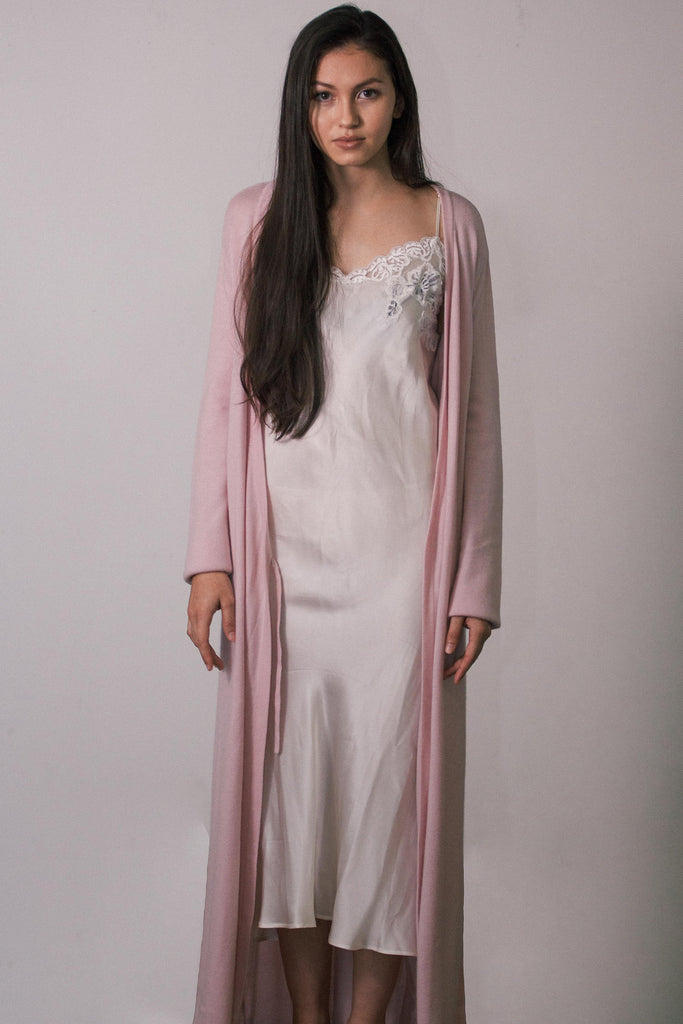 Pink Cashmere Bathrobe