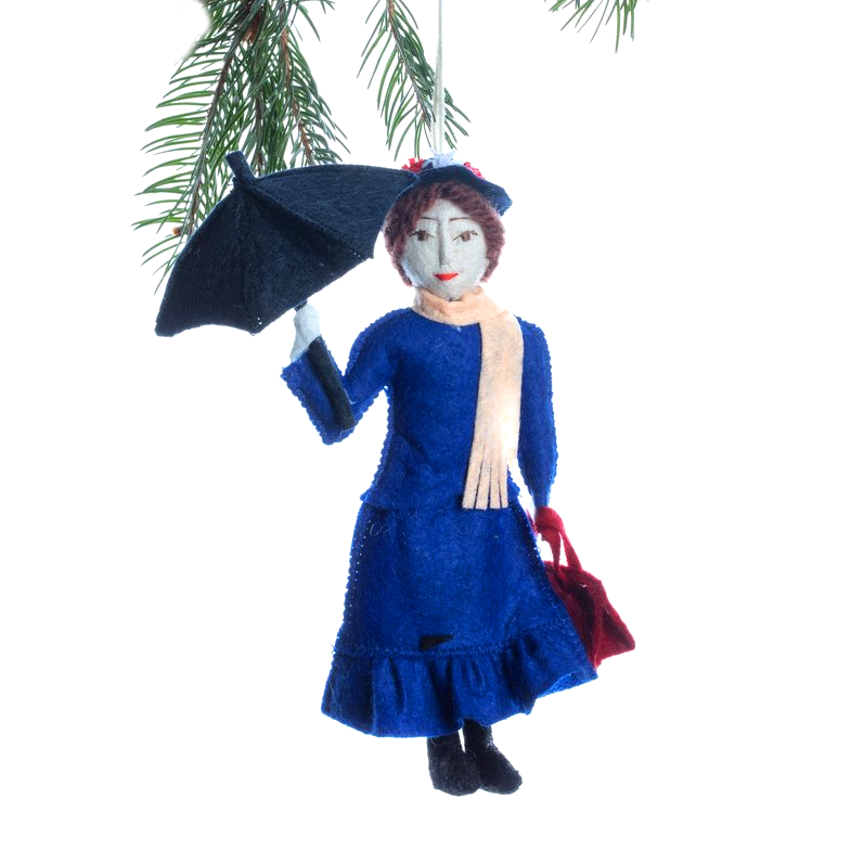 Mary Poppins Felt Ornament