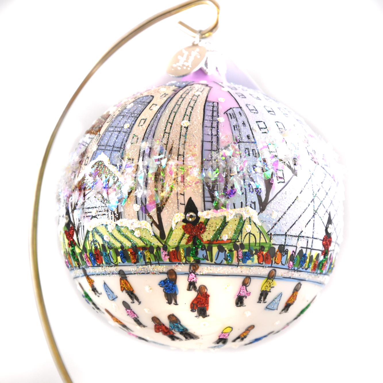 Hand Painted Bryant Park Michael Storrings Ornament