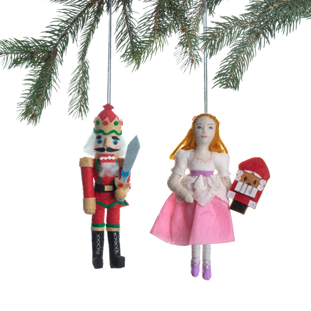 The Nutcracker Felt Ornament Set