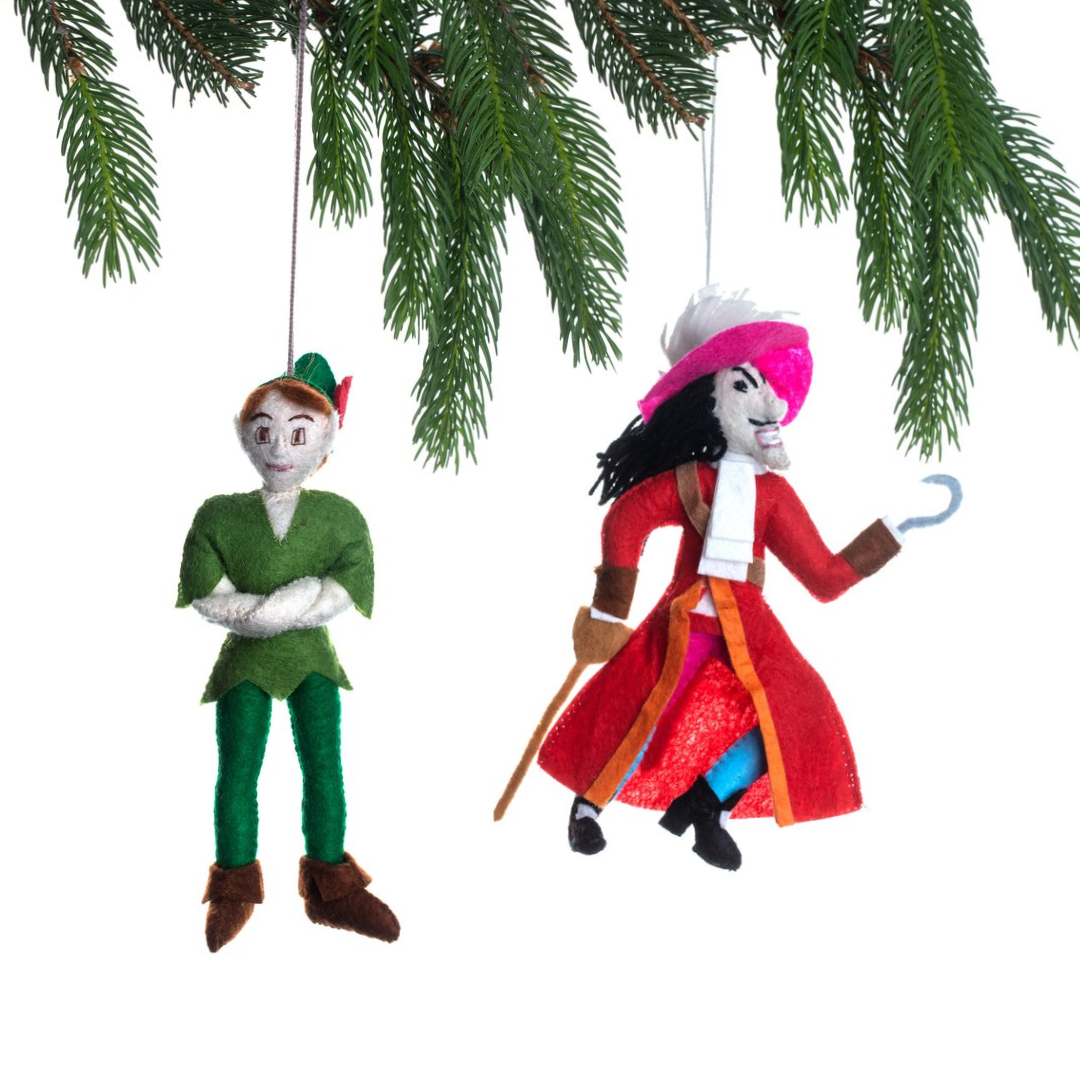 Peter Pan Felt Ornament Set