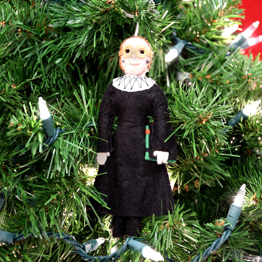 Ruth Bader Ginsburg Felt Ornament