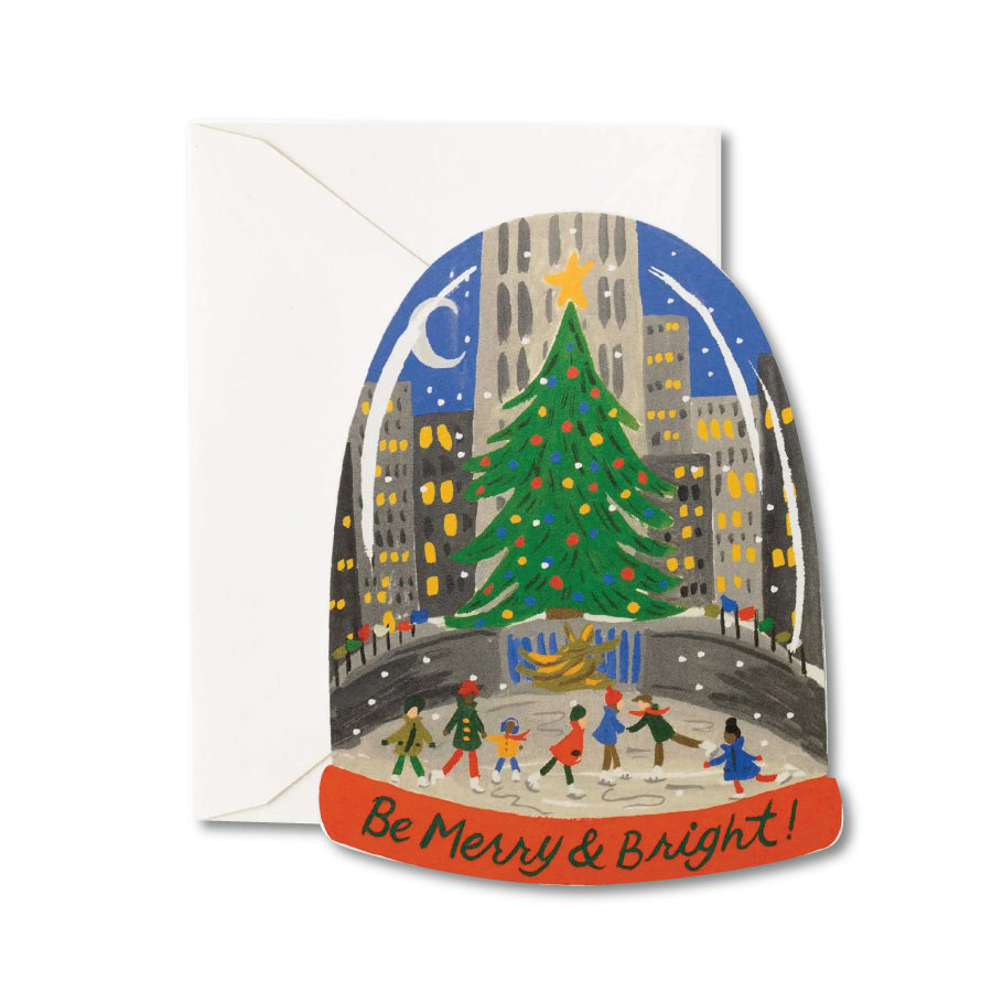 Skating In The City Boxed Holiday Cards