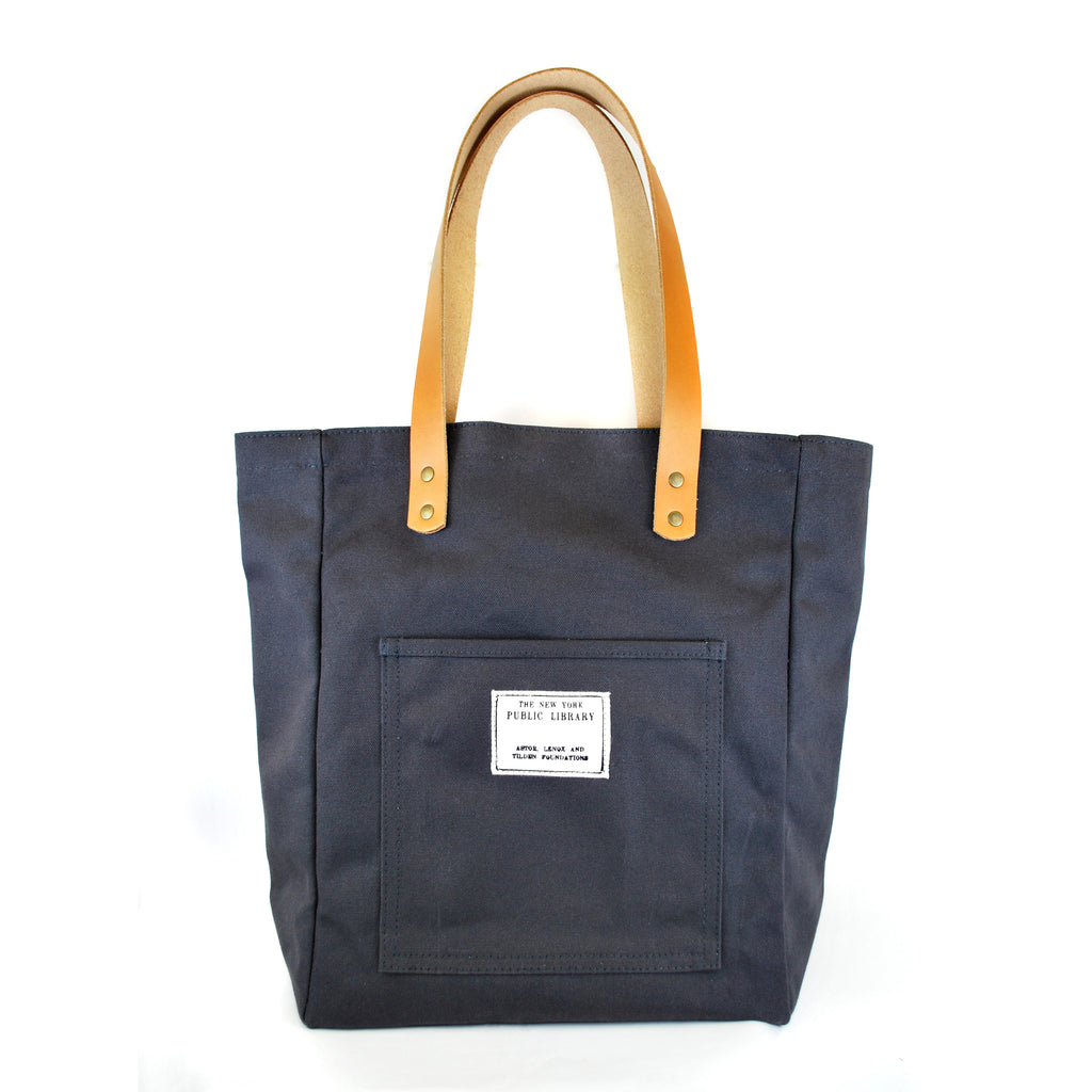 Grey Vintage NYPL Stamp Tote Bag – The New York Public Library Shop