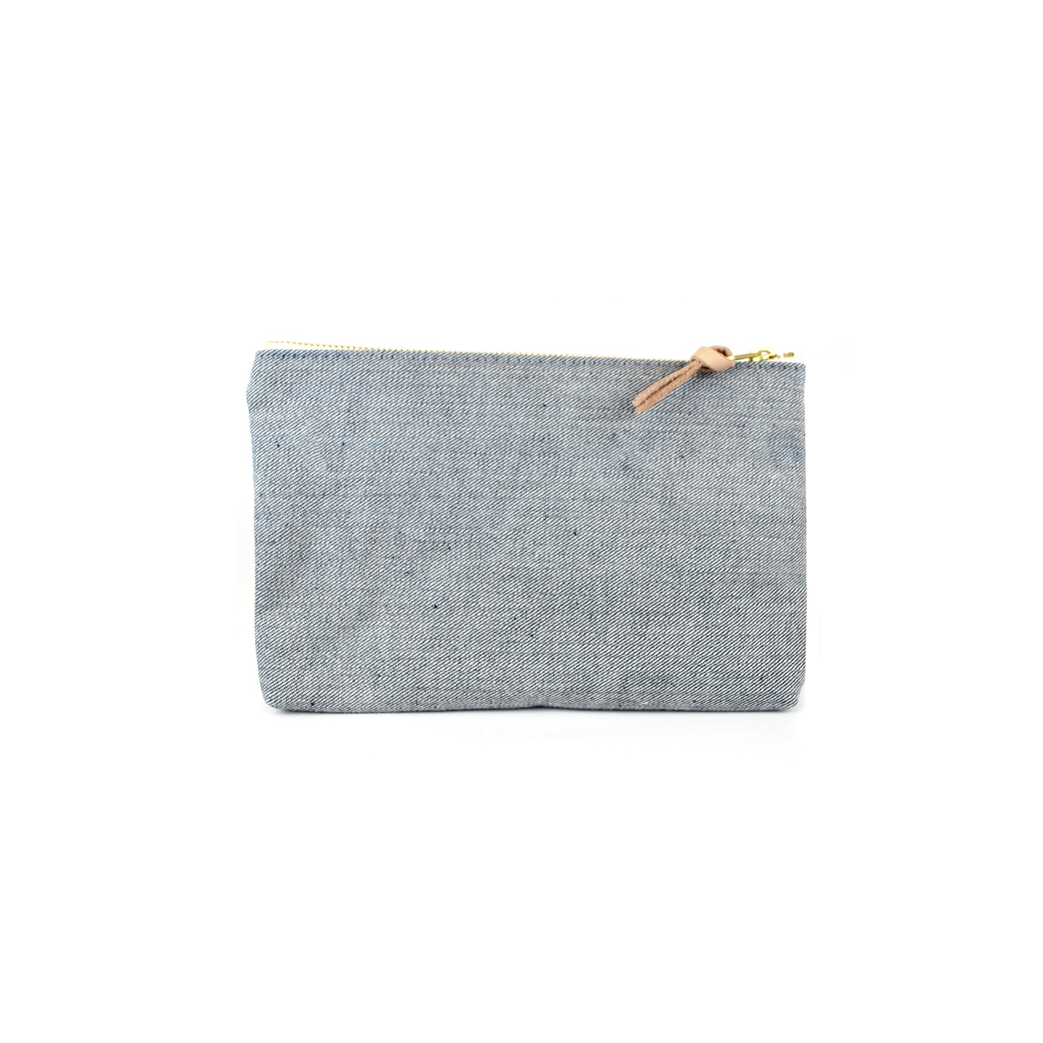 Denim Vintage NYPL Stamp Pouch – The New York Public Library Shop