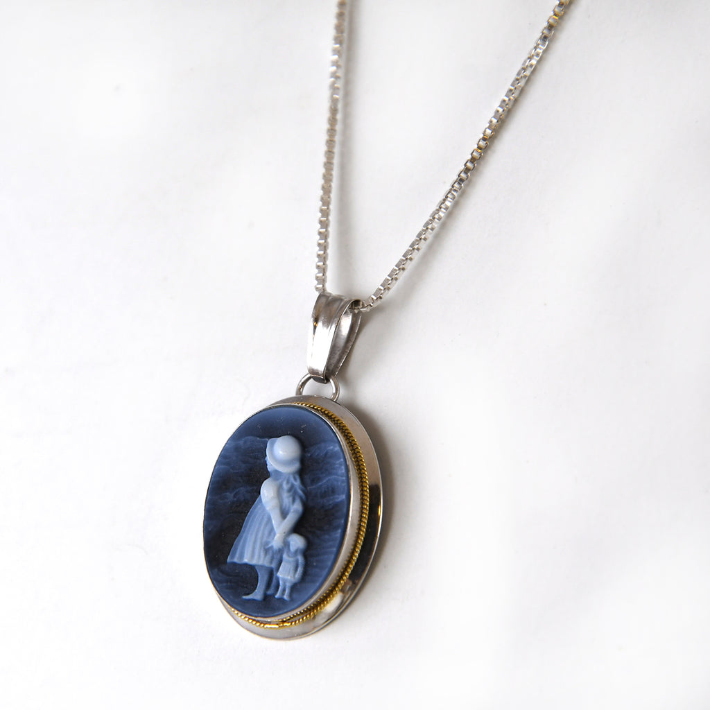 Cameo Necklace Classic Lady Woman Cameo 