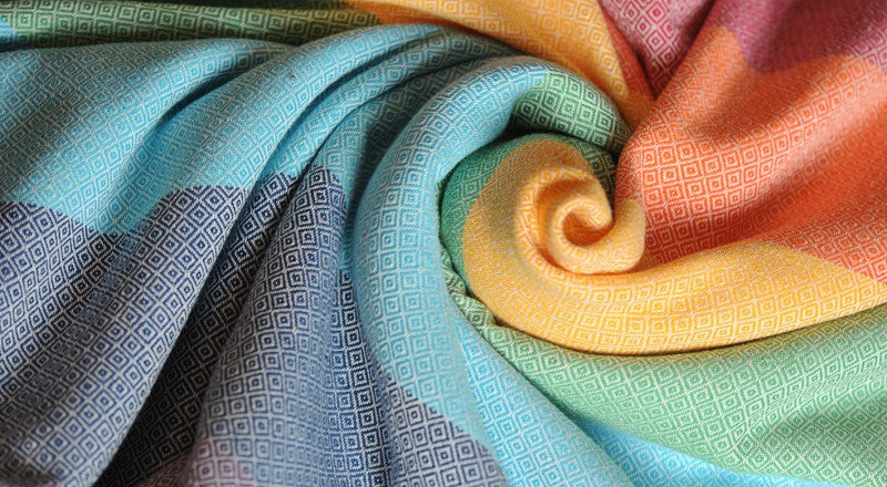 Girasol Light Rainbow Diamond Weave Ring Sling - Slings and Things