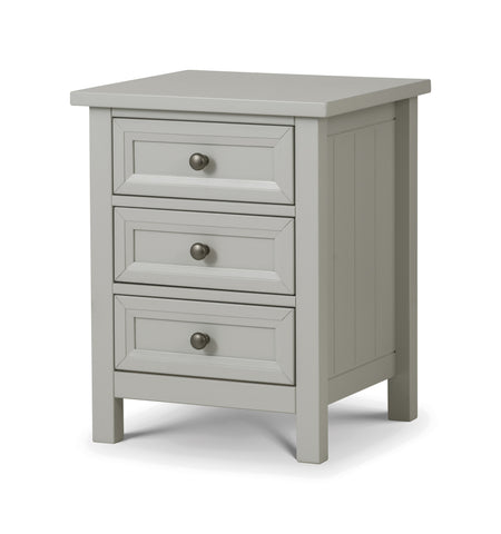 Julian Bowen Maine Dove Grey Bedside Table