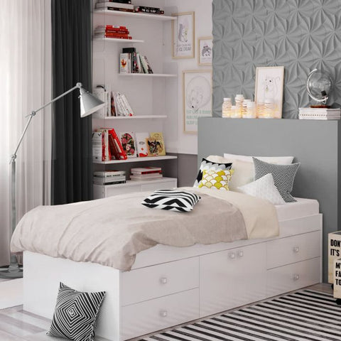 girls single beds with storage