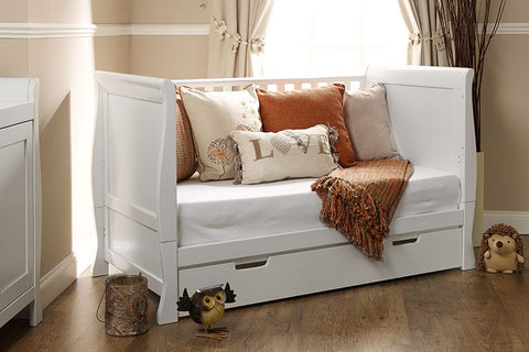 stamford classic sleigh cot bed