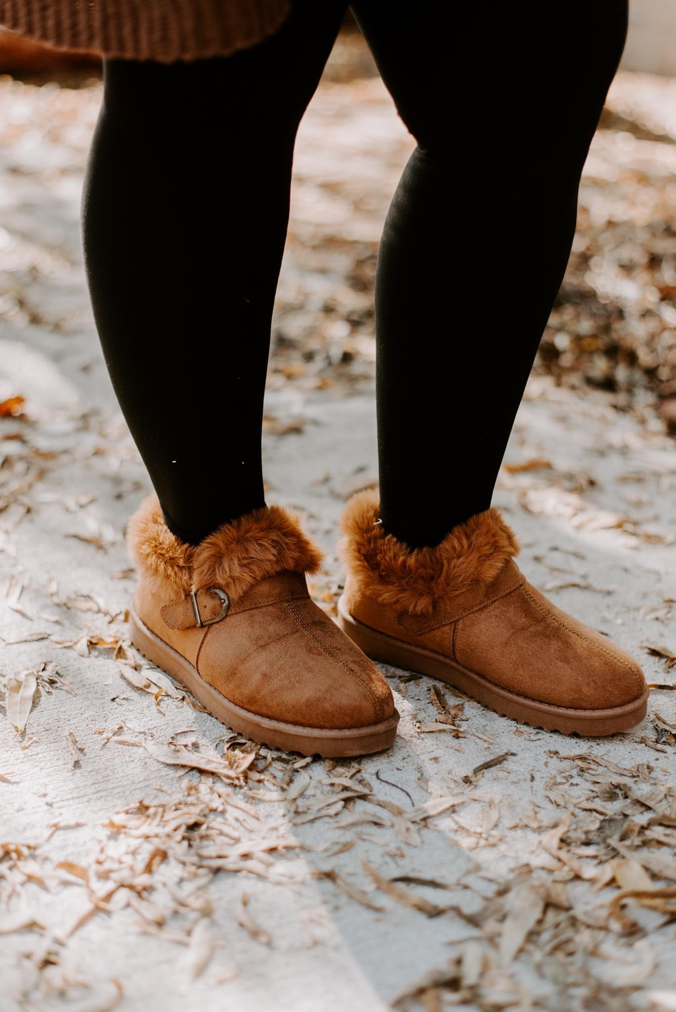 Dakota Furry Ankle Boots-Nora Gray Boutique