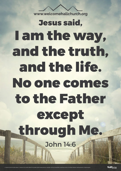 John 14:6 Gospel Poster – TruthVine