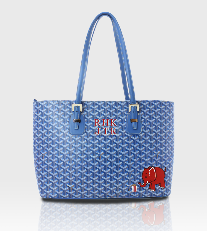 goyard personalized tote