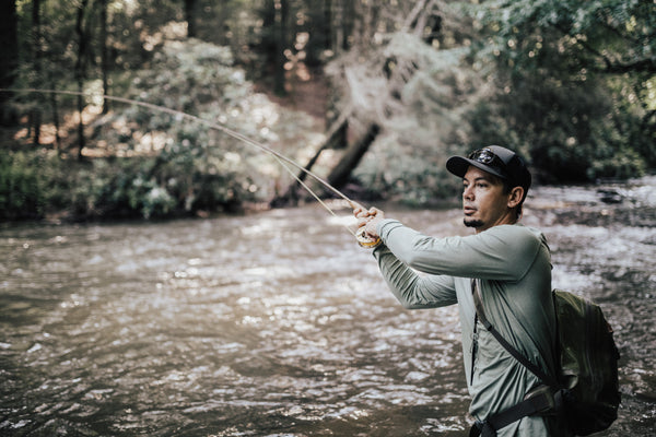 Wading and Fly fishing with Moonshine Rods