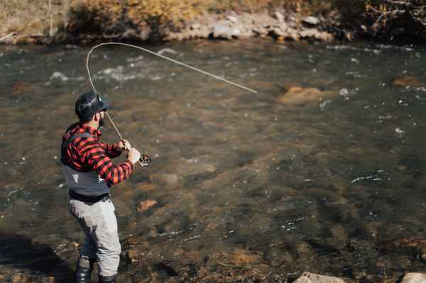 Fly Fishing at the River