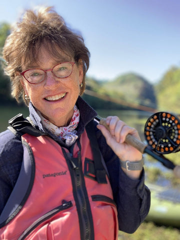 Susan Thrasher of Southern Brookies. Fishing Guide