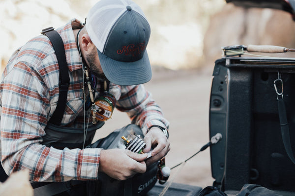 Fly Fishing and fly box - moonshine rods