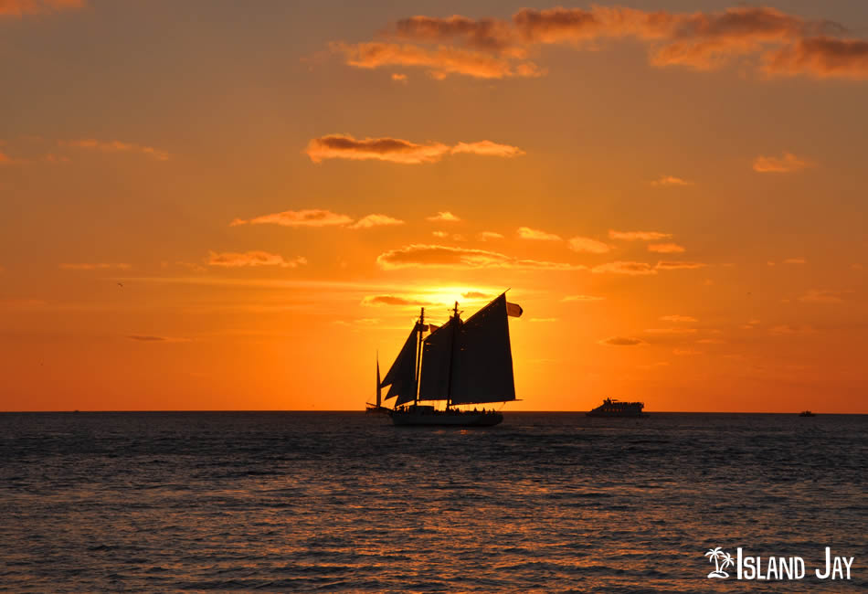 Sailboat in a Key West Sunset