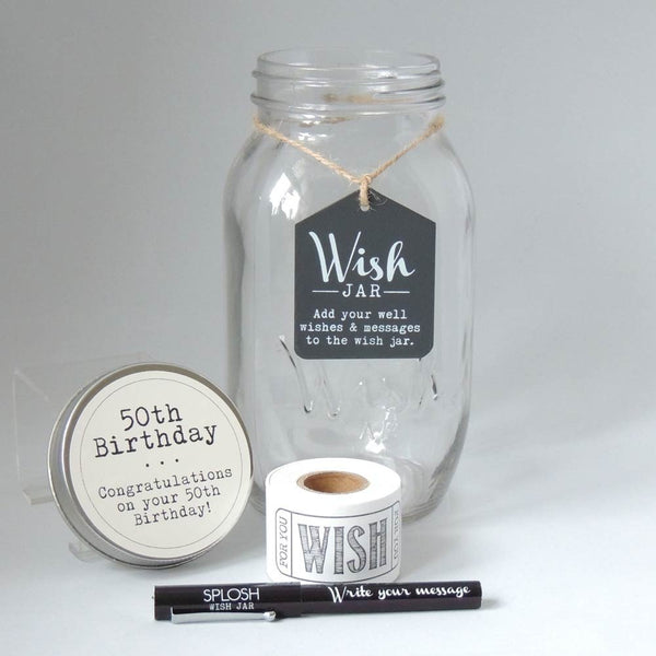 jar birthday wish wording for Birthday 50th â€¢ Occasions Wish Special Jar