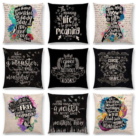 Image result for decorative bookish pillows