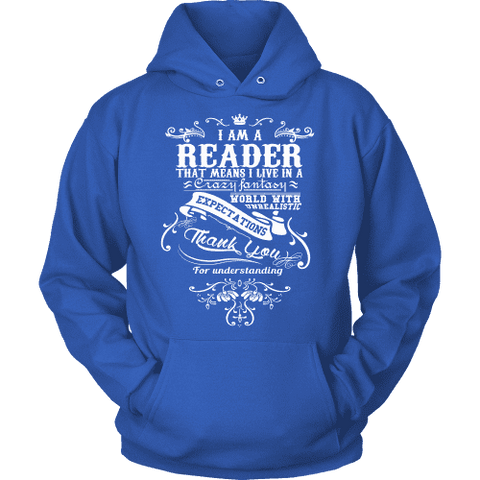 I am a reader Hoodie – FRA