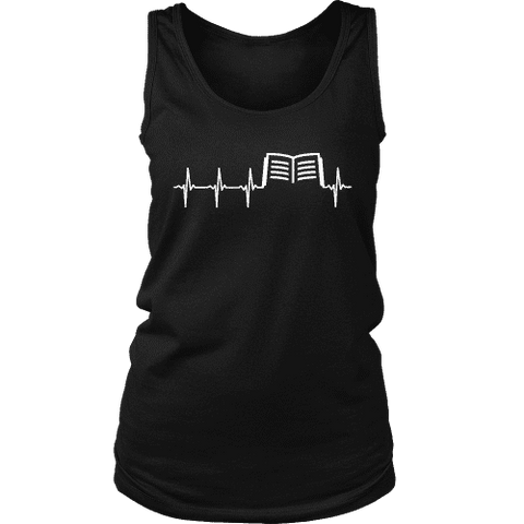 Book heart pulse Womens Tank – FRA