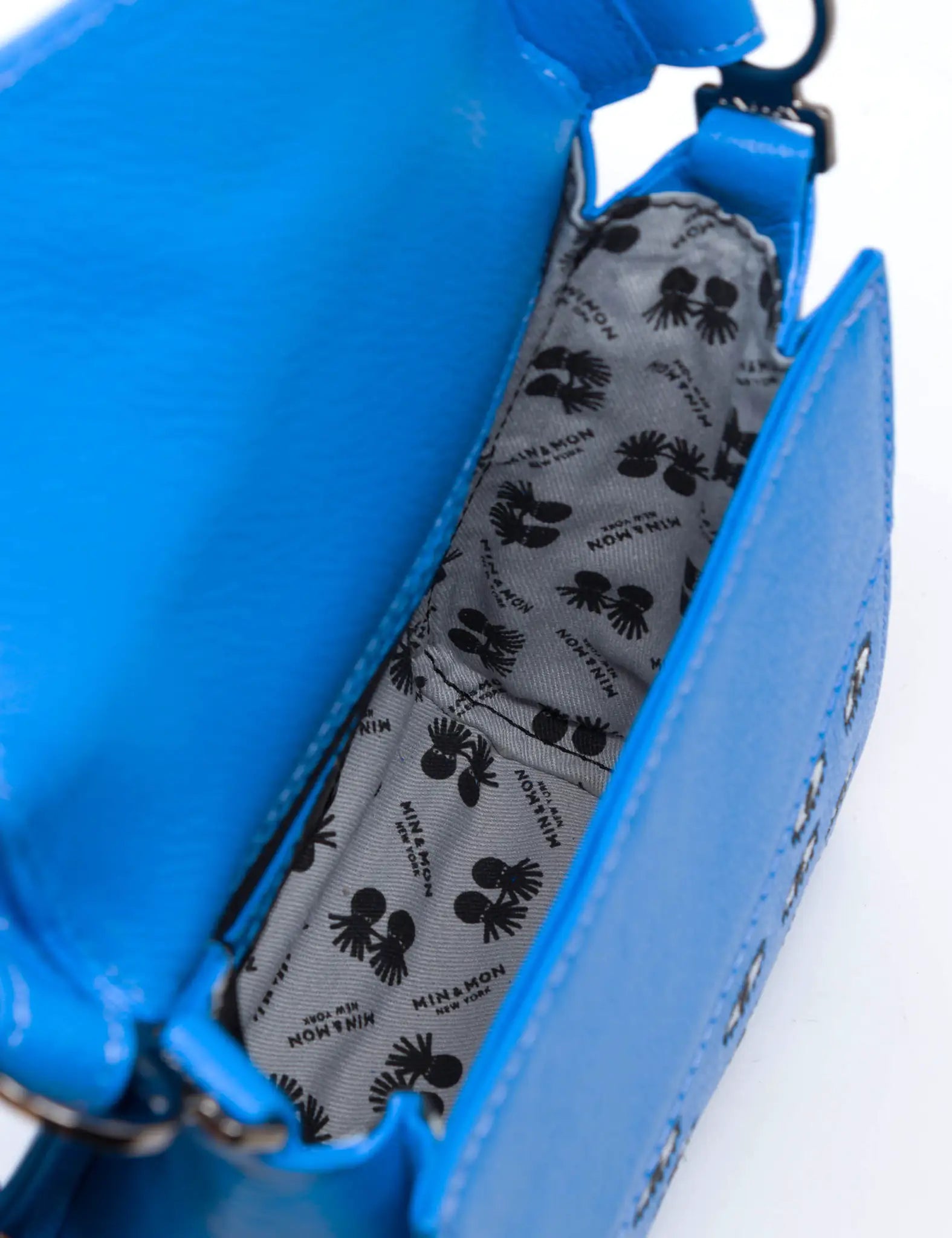 Anastasio Micro Crossbody Handbag Ibiza Blue Leather - All Over Eyes Embroidery 13 5 840dc97f 12ce 4307 89d8 9c4c3ca2a8f0