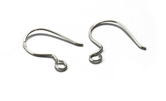 ER966-14k Yellow Gold 15mm Shepherd Hook Ear Wires (Pair)