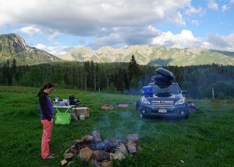 how to car camp in a subaru outback