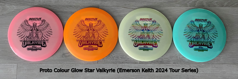 Innova Disc Golf Proto Colour Glow Star Valkyrie Emerson Keith Tour Series