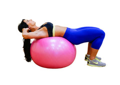 Hip raises with an exercise ball