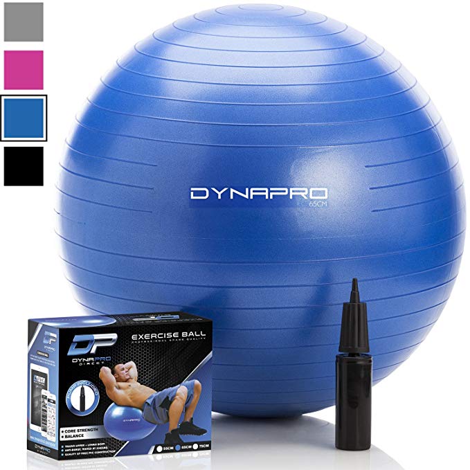 blue exercise ball